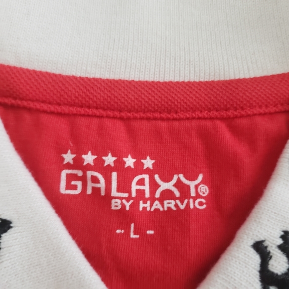 Galaxy by Harvic polo shirt size large - Picture 3 of 6